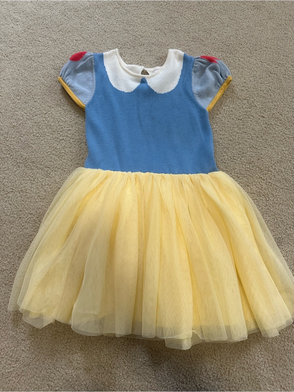 Gap Blue and Yellow Princess Tutu Dress for Kids - Classic Fairytale Snow White